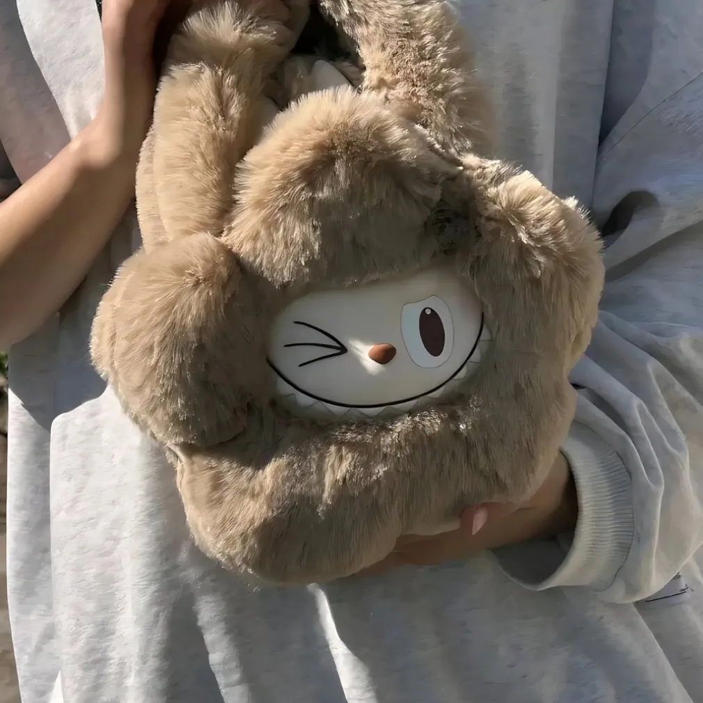 Sac à main en peluche style Labubu