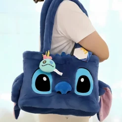 Sac en peluche tête de Stitch