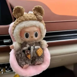 Siège auto pour peluche style Labubu
