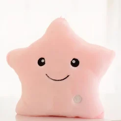 Veilleuse peluche en forme d’étoile lumineux
