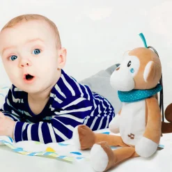 Veilleuse peluche singe musicale