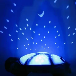 Veilleuse peluche tortue projecteur de ciel étoilé
